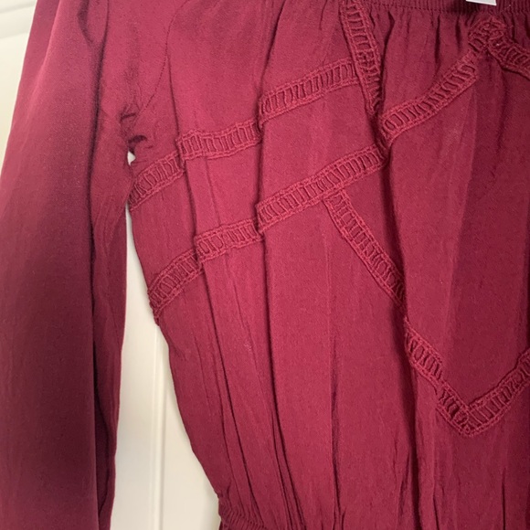 Burgandy Xhilaration XS romper - Picture 3 of 3